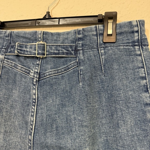 Maeve Anthropologie BOMBSHELL JEANS Women 31 Slim Straight High‎ Rise Blue 32054 - Picture 10 of 13